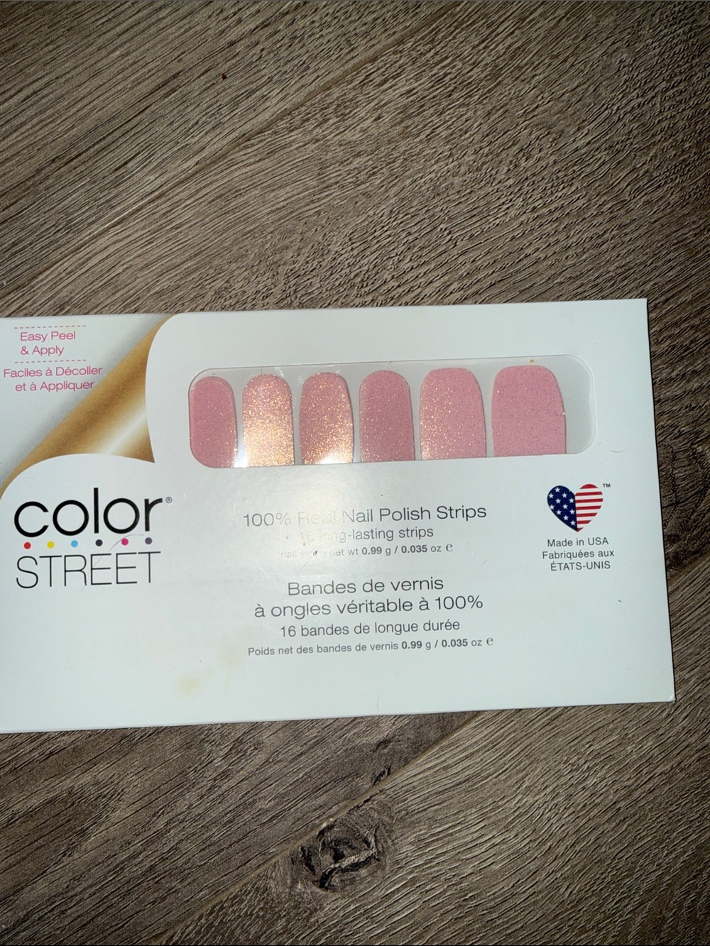 Color Street Nail Strips Set in Yellow, Pink, Hot Pink, Glitter Pink, Coral - Picture 5 of 7